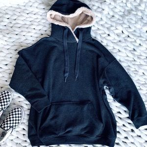 🌿 Aerie Oversized Coziest Spring Street Hoodie 🌿